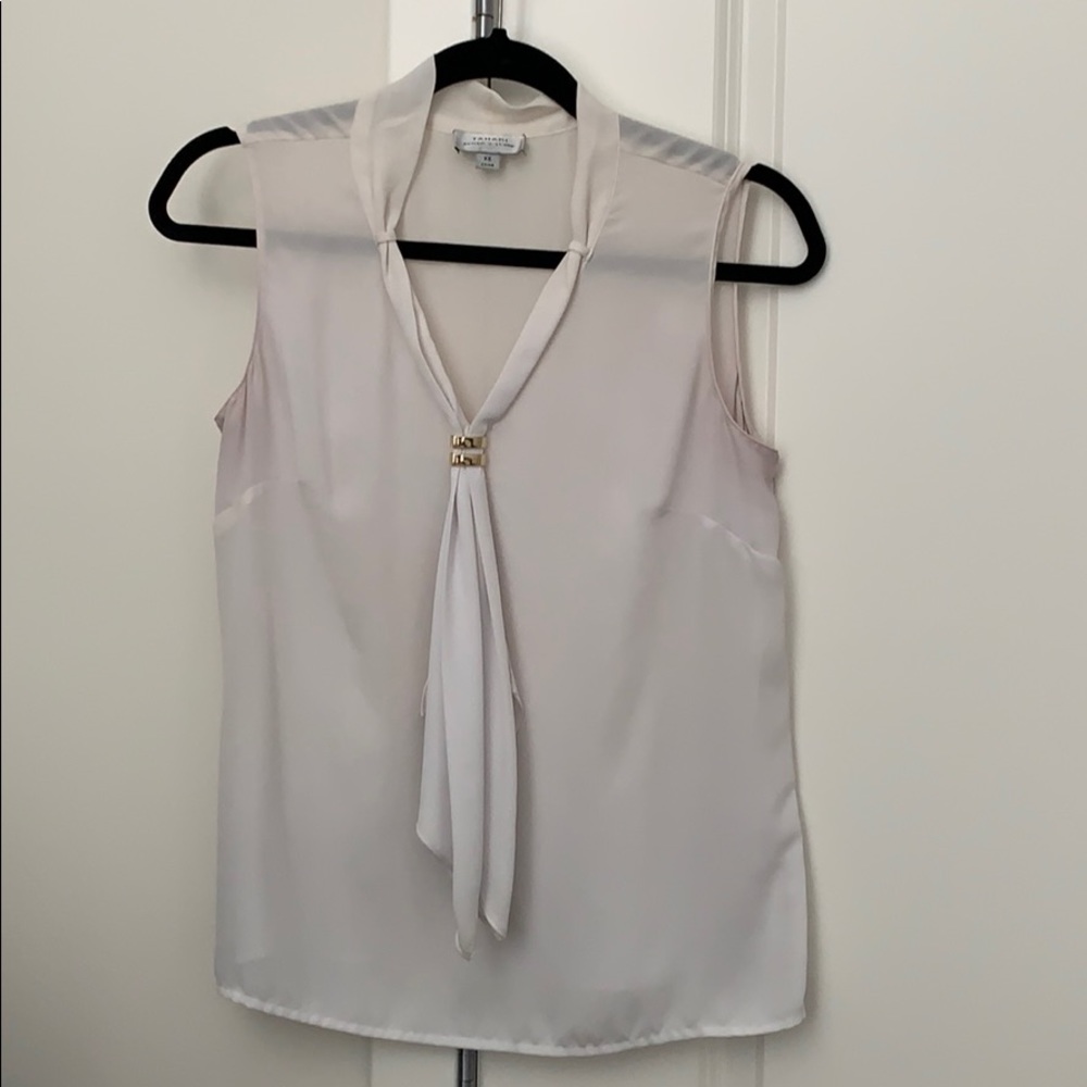 Tahari White Tank